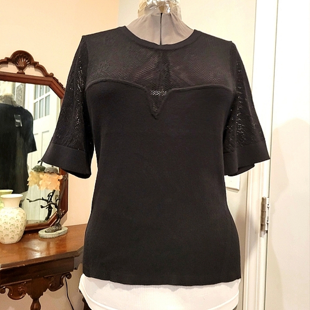 NWT 1X, 2X, or 3X DKNY Blk Sweater